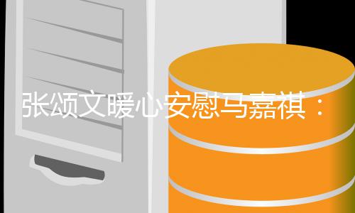 斗心安续奋不必沮张颂文暖慰马嘉祺丧继